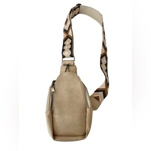 Boho Vegan Leather Crossbody Bag